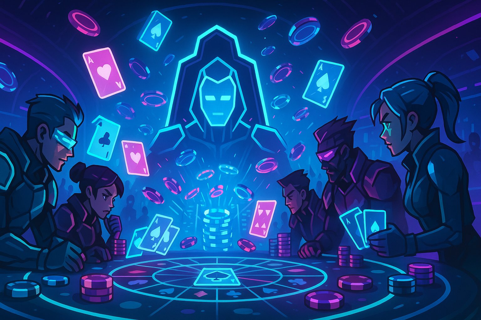 Layar utama Galactic Gems dengan tema kosmik Antarmuka Galactic Gems di bandarnalo